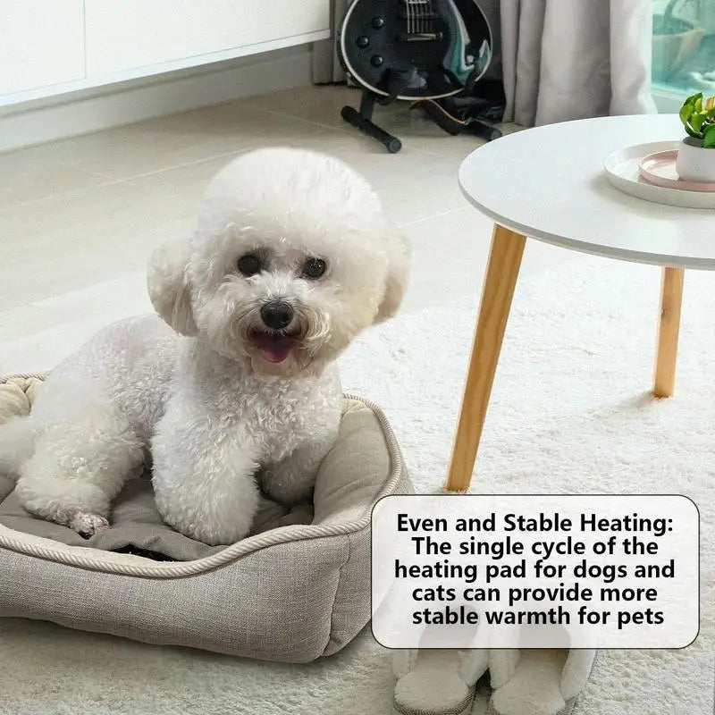 Heating Pad Blanket Dog Cat Puppy Mat Bed Pet Electric Warmer Pad Protection Waterproof Anti-Slip Type-C Heating Pad