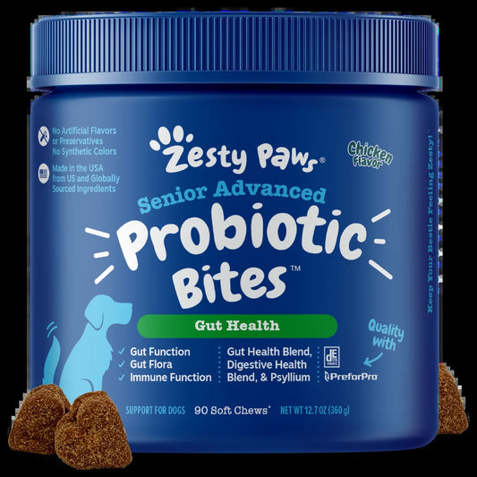 Probiotic Bites? Soft Chews for Senior Dogs